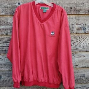Pebble Beach Windbreaker men's Large Red